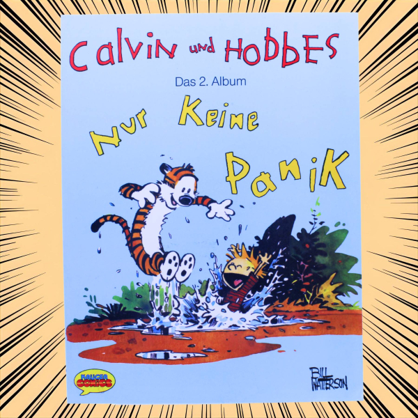 Calvin & Hobbes Nur keine Panik 1990 Comic kaufen | Krüger Verlag | hoppla-stuff.de